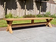 Teak-Picknickbank 45x240 cm