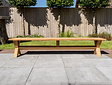 Teak-Picknickbank 45x240 cm