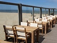 Teak Gartensessel Torino mit Batyline in Creme