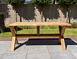 Picknicktisch Bari aus Teakholz 90 x 180 cm