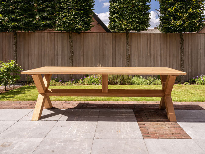 Picknicktisch BARI aus Teakholz 100 x 240 cm