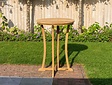 Teak-Stehtisch – zusammenklappbar