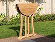 Teak-Stehtisch – zusammenklappbar