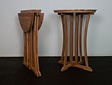 Teak-Stehtisch – zusammenklappbar