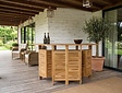 Teak-Bar zusammenklappbar