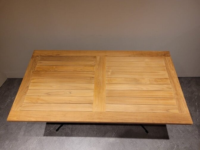 Teak-Tischplatte 75 x 140 – einzelne Tischplatte