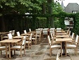 Teak-Tischplatte 75 x 75 cm – einzelne Tischplatte