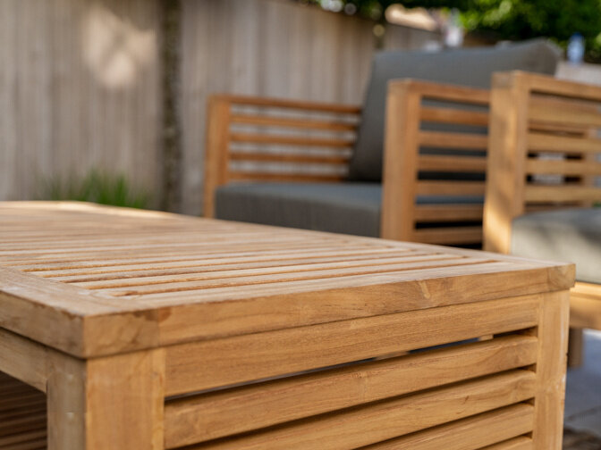Teak-Loungetisch Palermo – Couchtisch