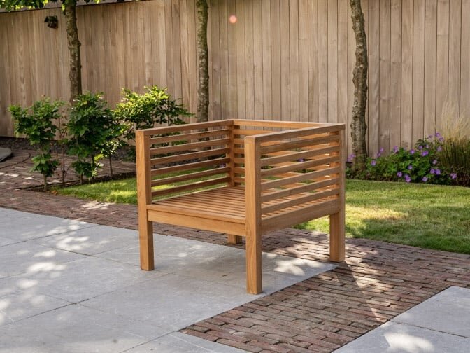 Teak-Loungesessel Palermo