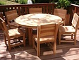 Teak-Gartenstuhl Napoli ohne Armlehnen