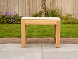 Teak-Gartenbank Napoli 60 cm ohne Rückenlehne