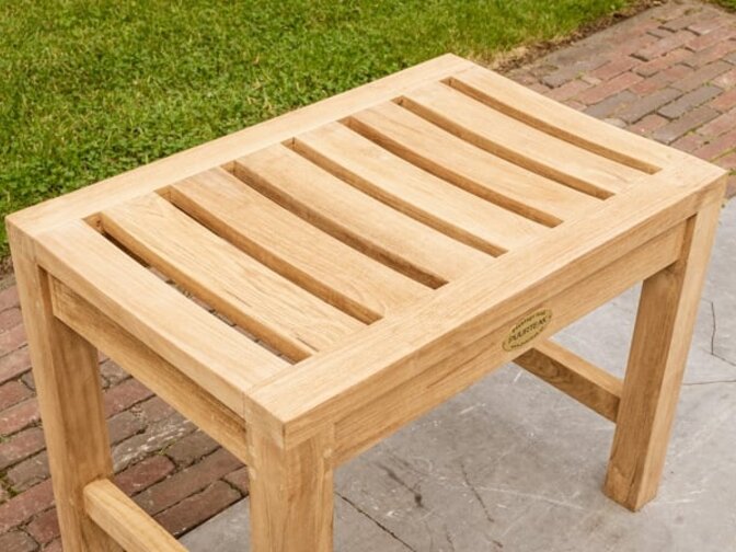 Teak-Gartenbank Bergamo 60 cm ohne Rückenlehne