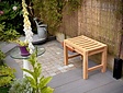 Teak-Gartenbank Bergamo 60 cm ohne Rückenlehne