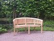 Polster für Gartenbank Washington 160 - Schwarz