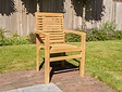 Teak Gartenstuhl Torino horizontal