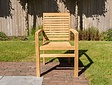 Teak Gartenstuhl Torino horizontal