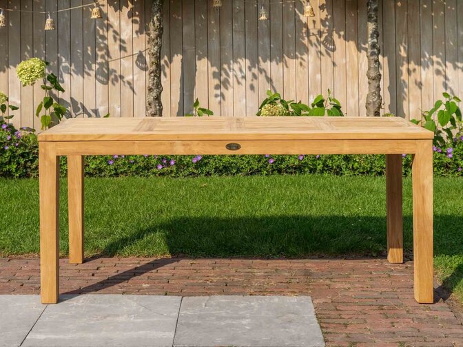 Teak-Terrassentisch Serie Verona 70 x 180 cm