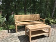 Teak-Beistelltisch Roma 100x50x50cm