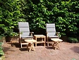 Teak-Beistelltisch Roma 50x50x50cm