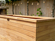 Teak-Pflanzkübel 40 x 100 x 40 cm