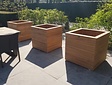 Teak-Pflanzkübel 80 x 80 x 80 cm