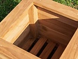 Teak-Pflanzkübel 40 x 40 x 40 cm