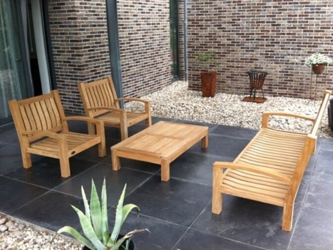 Teak-Loungesofa Modena