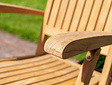Liegestuhl New Ocean aus Teakholz