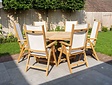 Teak-Gartentisch Toscane rund 175 cm