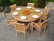 Teak-Gartentisch Toscane rund 155 cm