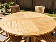 Teak-Gartentisch Toscane rund 135 cm