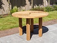 Teak-Gartentisch Toscane rund 115 cm