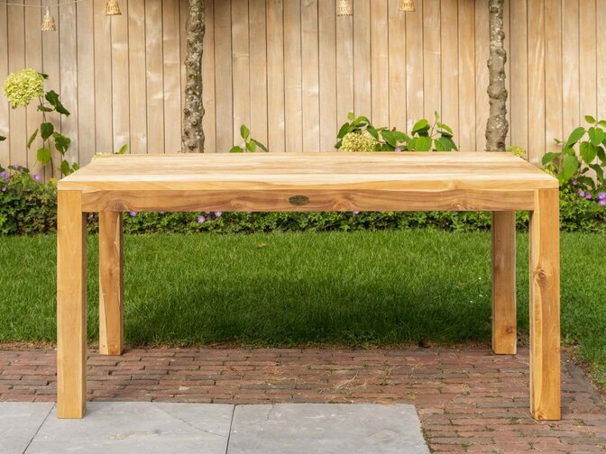 Gartentisch Napoli aus Teakholz 75 x 160 cm