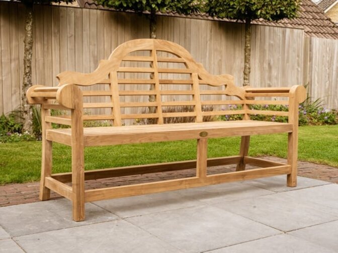 Teak-Gartenbank Luytjens 186 cm
