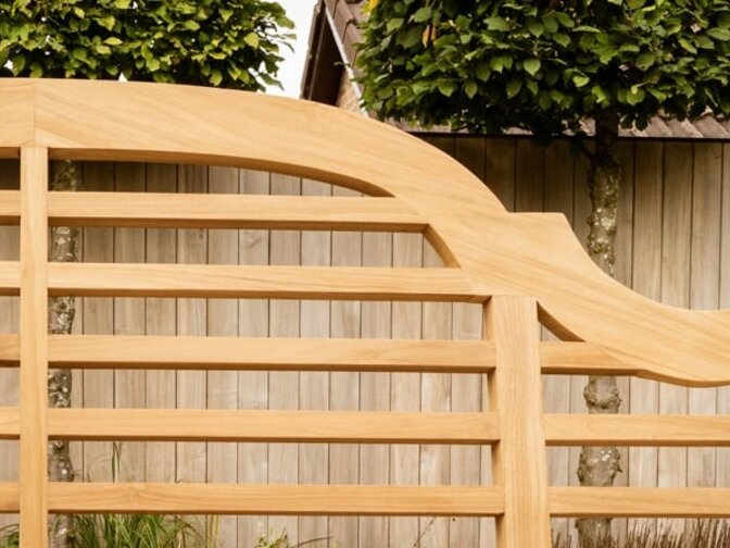 Teak-Gartenbank Luytjens 186 cm