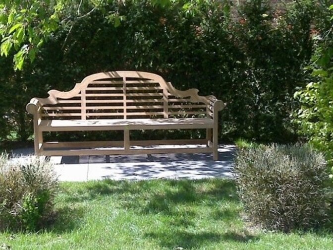 Teak-Gartenbank Luytjens 186 cm