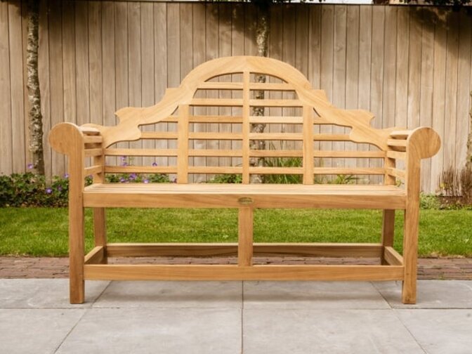 Teak-Gartenbank Luytjens 156 cm