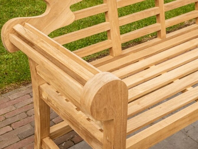 Teak-Gartenbank Luytjens 156 cm