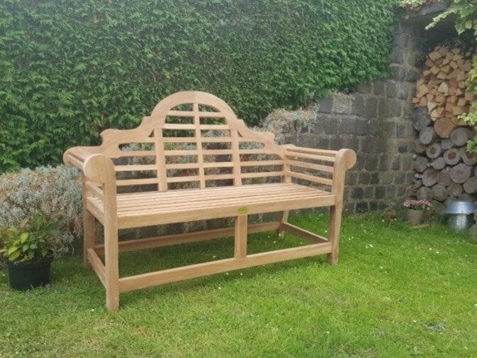 Teak-Gartenbank Luytjens 156 cm
