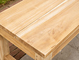 Teak-Parkbank Napoli ohne Rückenlehne 200 cm
