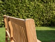 Bergamo Teak-Gartenbank 260 cm mit Rückenlehne