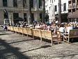 Bergamo Teak-Gartenbank 260 cm mit Rückenlehne