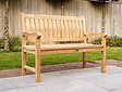 Teak Gartenbank Bergamo 120 cm