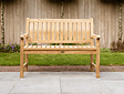 Teak Gartenbank Bergamo 120 cm