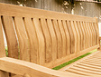 Teak Gartenbank Bergamo 120 cm