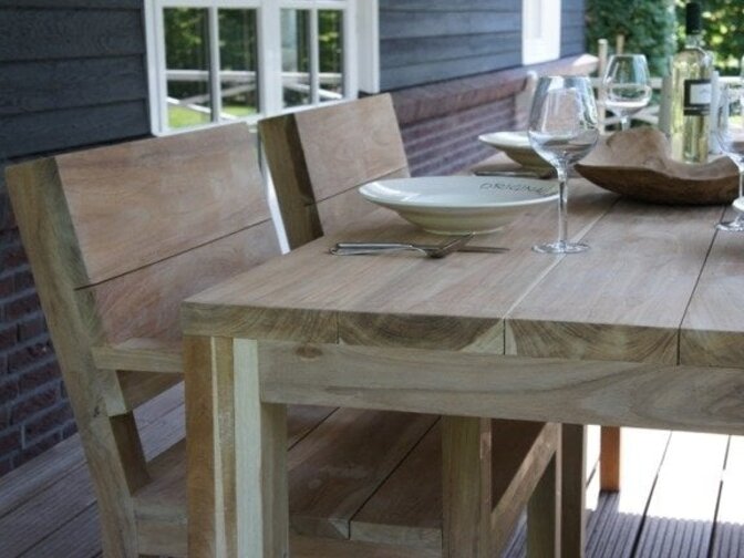 Teak-Gartentisch Napoli 240 cm