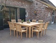 Gartentisch Venice aus Teakholz quadratisch 160 cm