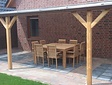 Gartentisch Venice aus Teakholz quadratisch 160 cm
