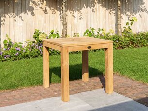 Gartentisch Venice aus Teakholz quadratisch 80 cm