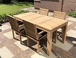 Gartentisch Verona aus Teakholz 90 x 180 cm